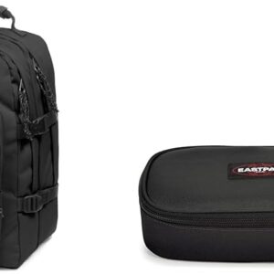 EASTPAK PROVIDER Backpack, 111 cm, 107 L, Black & Oval XL Single Pencil Case, 22 cm, Black, black, Backpack