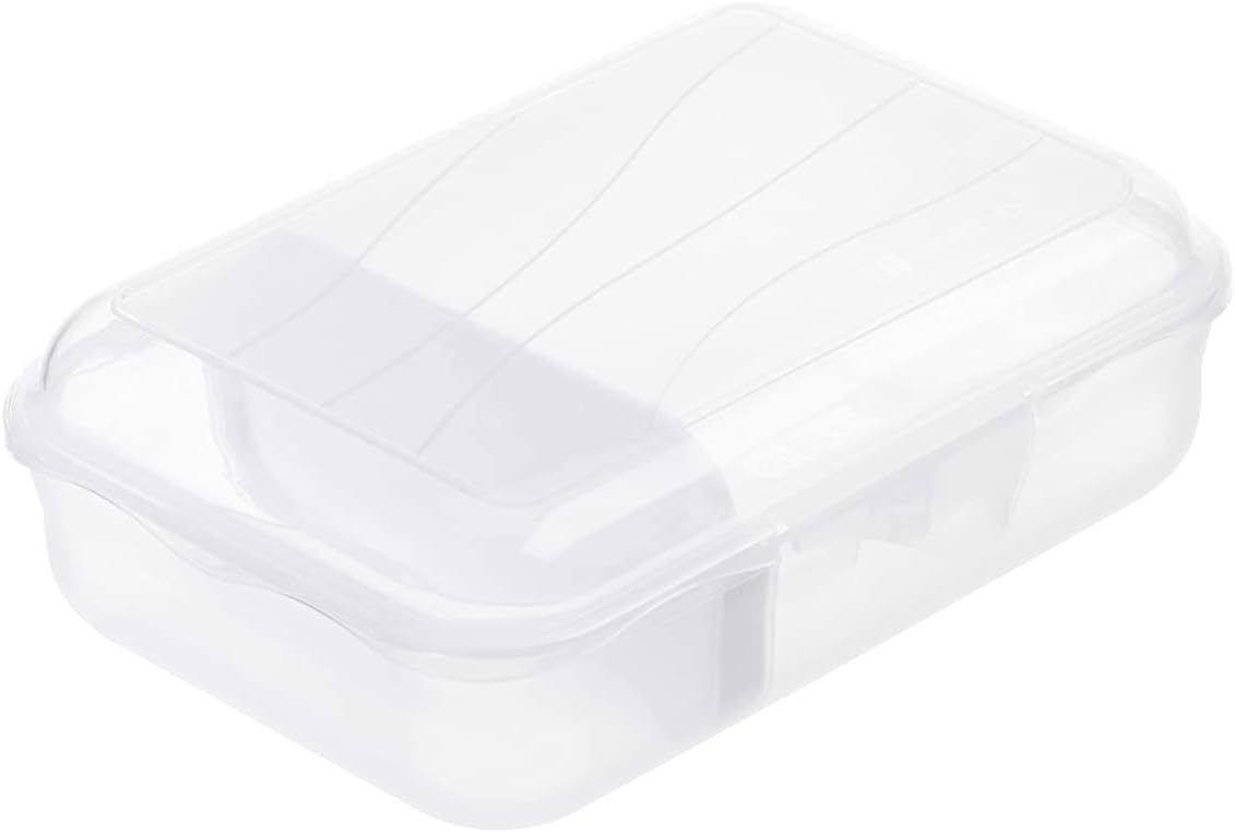 Rotho Fun Lunch Box with Removable Divider Plastic (BPA Free)