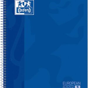 Oxford 944393 - Blue patterned microperforated notepad A4 size 80 sheets