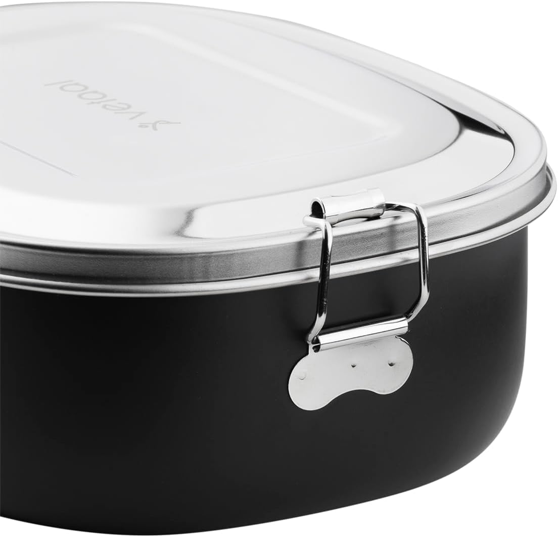 Behålla Stainless Steel Lunch Box | Lunch Box | BPA Free | Tasteless (Black) – Bild 4