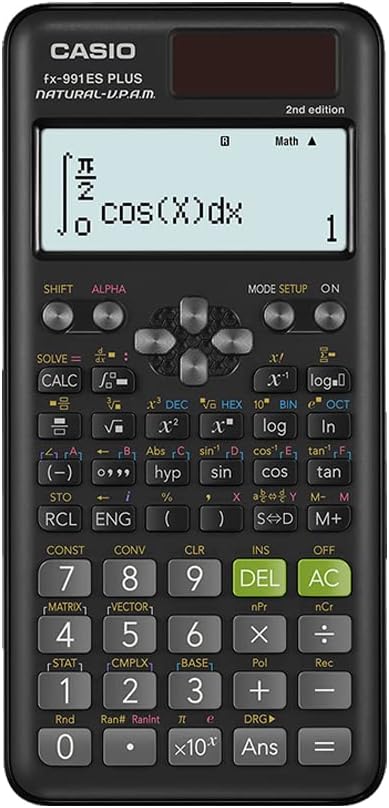 Casio fx-991ES PLUS 2 Scientific Calculator with 417 Functions and Display Natural