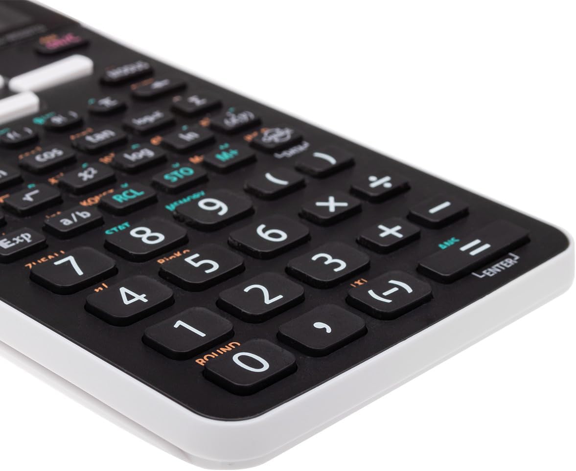 SHARP EL-W550TG Scientific Calculator (D.A.L. input, Solar, WriteView) Black – Bild 5