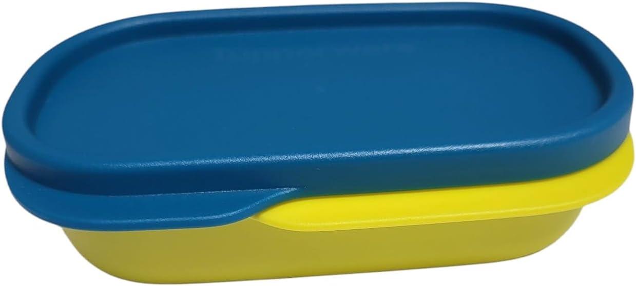 Tupperware to Go Lunch Box Clever Break 120 ml Lunch Box with Divider Eco+ School (Yellow Turquoise 120 ml) – Bild 2
