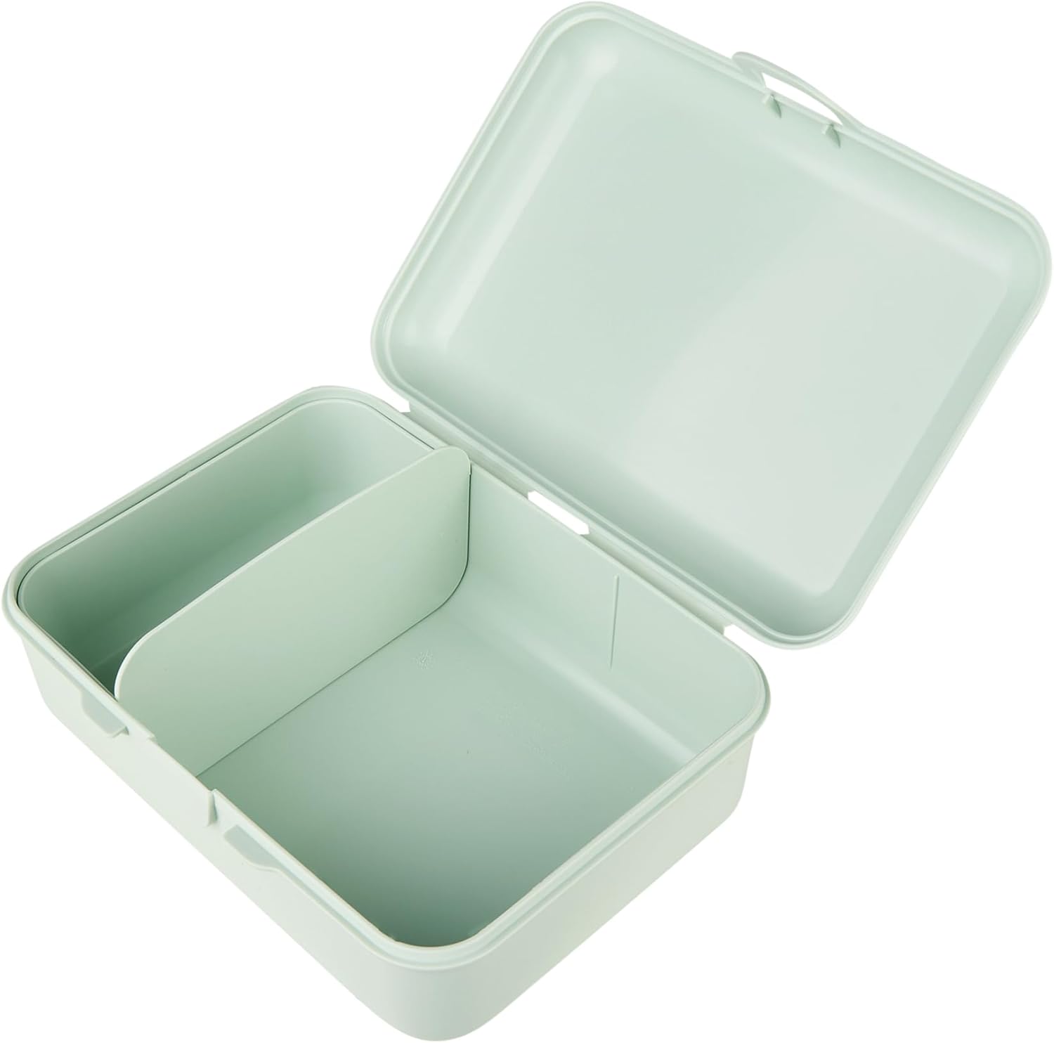 Sterntaler Safari Children's Lunch Box - Nursery Lunch Box with Extra Snack Box - Robust Material - Easy to Clean - Lunch Box - Perfect for Nursery and Travel, Pale Green – Bild 4