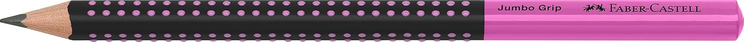 Faber-Castell Jumbo Grip Two Tone 511911 Pencil Hardness HB Black/Pink Pack of 1 – Bild 2