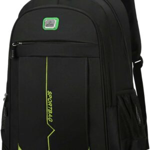 School Backpack Boys Teenager School Backpack Men’s 15.6 Inch Laptop School Bag Black Daypack School Bags Daypack Backpacks Satchel for Travel University Boys Waterproof