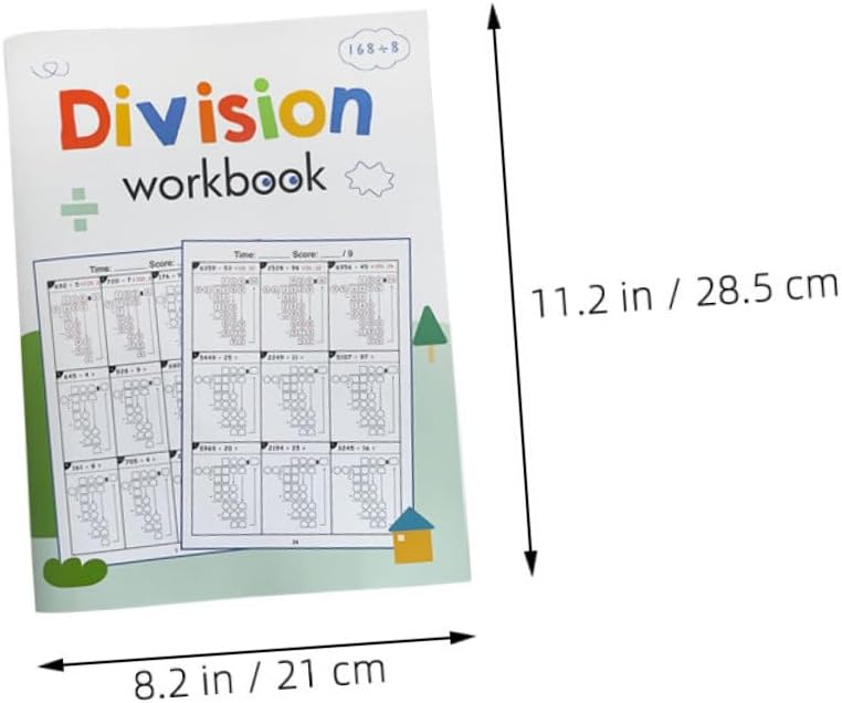 3 Stücke Mathe-lernheft Mit Multiplikations- Und Divisionsübungen Für Jungen Und Mädchen Lernblätter Mit Progressivem Schwierigkeitsgrad Für Zuhause, Klassenzimmer Oder Unterwegs – Bild 7