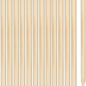 Pack of 60 HB Wooden Pencils Natural Wood Pencils Made of Wood Wooden Pencil Graphite Pencils HB Pencil Set for Students Office School Supplies Writing (17.7 cm x 0.7 cm)