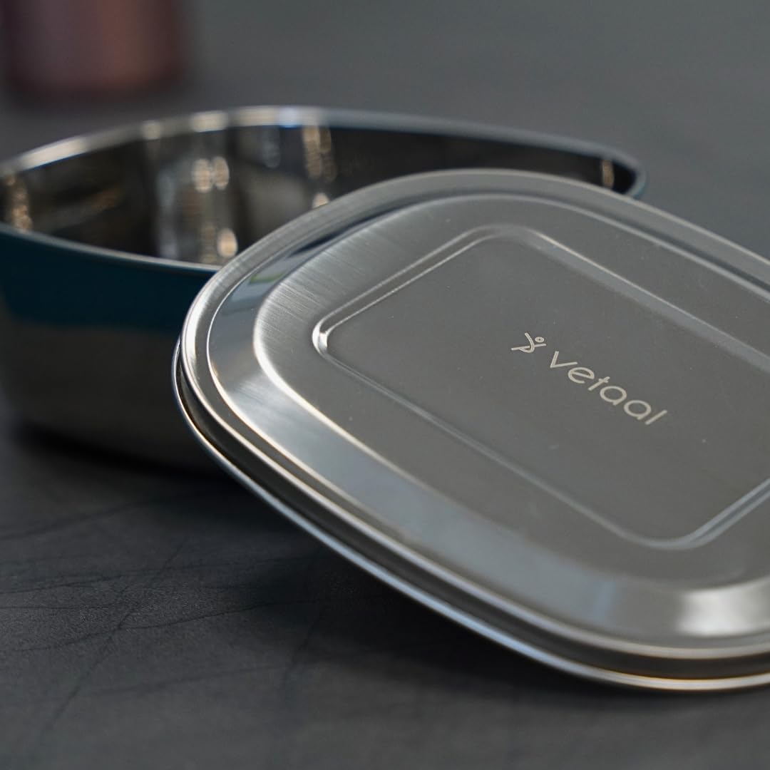 Behålla Stainless Steel Lunch Box | Lunch Box | BPA Free | Tasteless (Black) – Bild 8