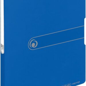Herlitz 11205713 Ring Binder A4, Polypropylene, 2-Ring Combination Mechanism, 2.7 cm Spine, 16 mm Filling Height, Opaque, Black 16 mm