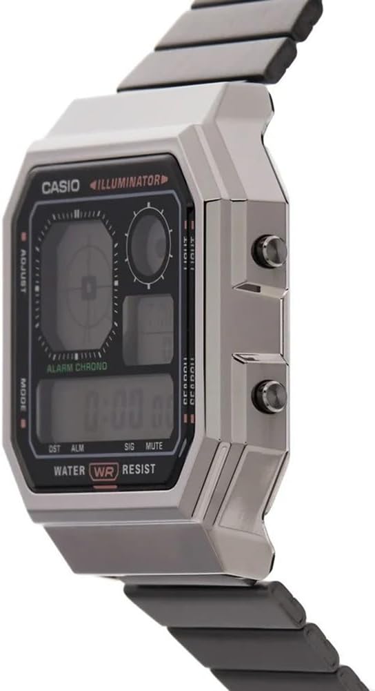 Casio Watch A130WEGG-1AEF, black, Bracelet – Bild 2