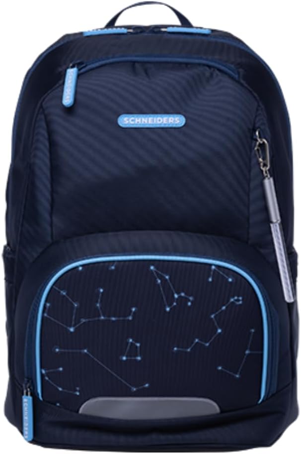 Schneiders Ergojet Space Dream School Bag Set (6 Pieces) - Convertible Boys' School Bag with LED Light, Ergonomic & Sustainable, Lightweight (990 g), Space Motif, 21 L, Blue, blue, One size – Bild 3