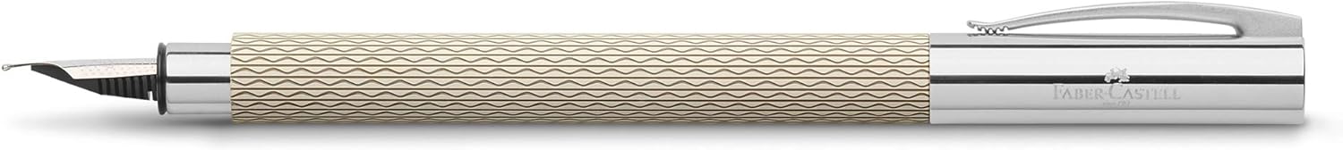 Faber-Castell 149621 - fountain pen Ambition OpArt White Sand - fine nib – Bild 2