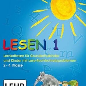 CESAR home Lesen 1: Lernspiele zum Lese-Rechtschreiberwerb: Lernsoftware für Grundschulkinder und Kinder mit Lese-Rechtschreibproblemen. 2. bis 4 Klasse. Für Windows XP/Vista/7