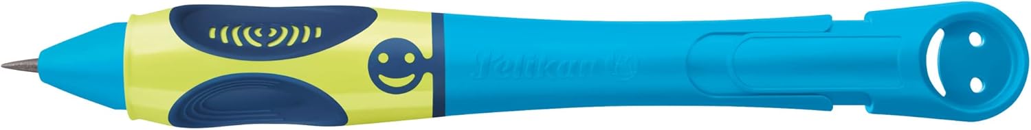 Pelikan Griffix Pencil, Automatic Pencil for Right-Handed Users, Ergonomic Grip Area, Lead Pencil, HB Pen, Ideal for Learning to Write for Children, 3 Pencil Leads in Set, Blue – Bild 2