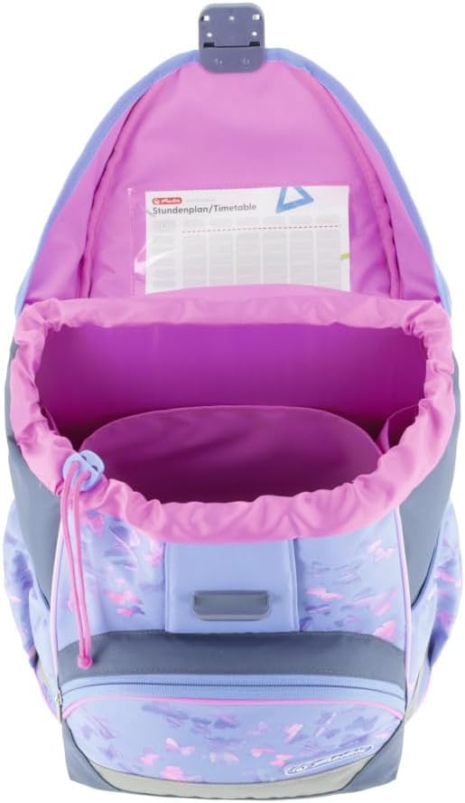 Herlitz School Bag Set of 6 Butterfly Paradise Ergonomic Ultralight School Bag 1st Class Boys Girls Children 16 L – Bild 5