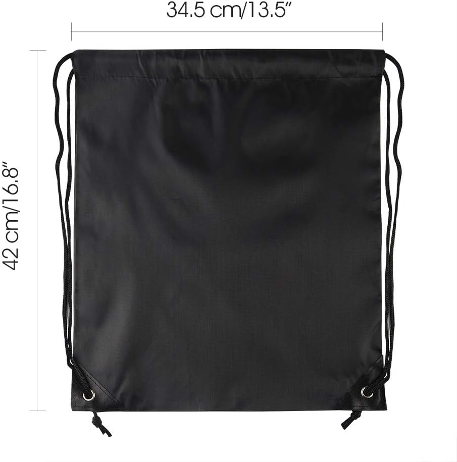 FEPITO 2-15 Pieces Drawstring Backpack Backpack Cinch Bag Sports Bag Chain Backpack Gym Bag for Gym or Travel – Bild 2