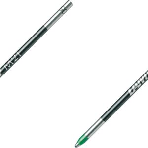 LAMY M 21 Refill 803 – Metal Ballpoint Pen Refill in Green with Steel Tip – For All Multi-System Pens (Pack of 2)