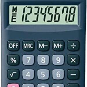 Casio, HL-815L 8 Digit Display Square Root Calculator Black