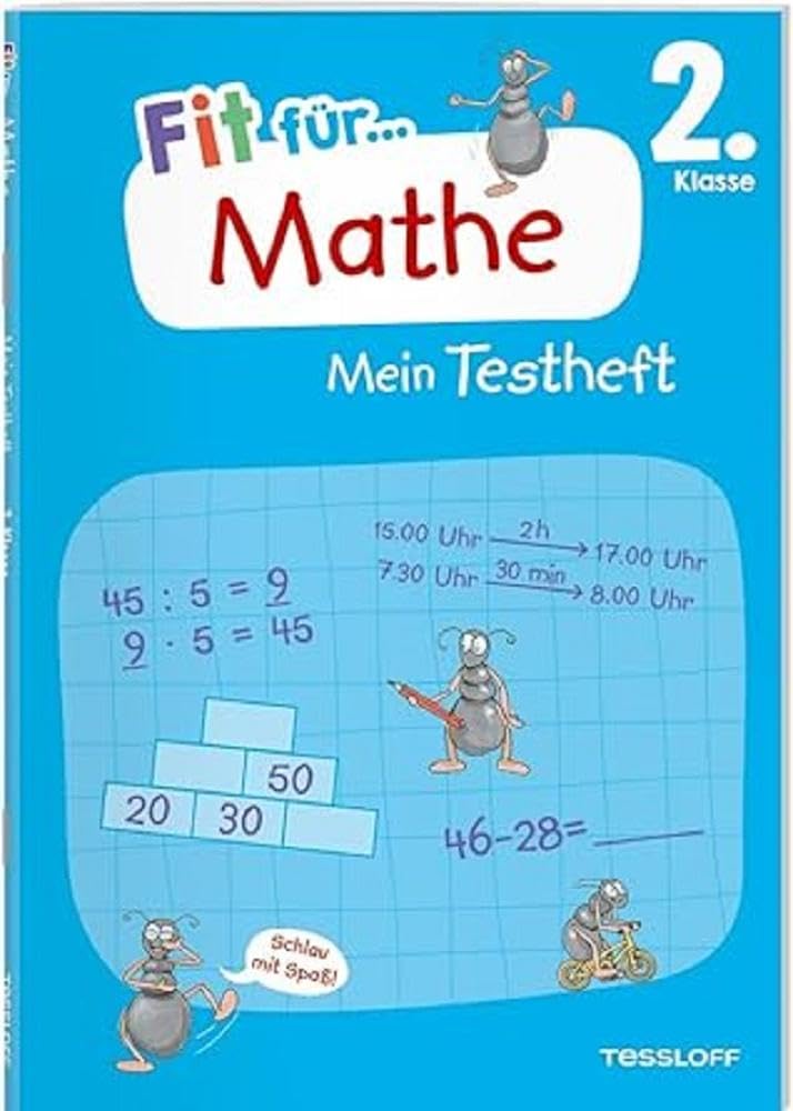 Fit für Mathe 2. Klasse. Mein Testheft / Fit für die Schule / Gezielte Vorbereitung mit 22 Tests: Wissen testen im Zahlenraum bis 100, in ... Geometrie (Fit für die Schule Mein Testheft)