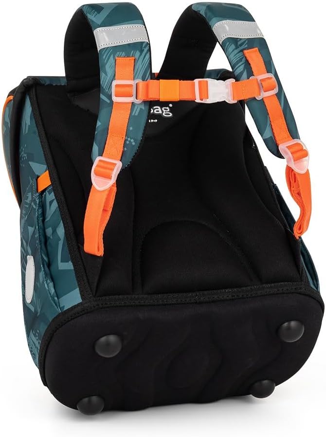 Premium School Set 4 Pieces: Ergonomic School Backpack, Sports Bag & Pencil Case with A4 Document Box Ideal for 1st & 2nd Class, Auto, Backpack – Bild 6