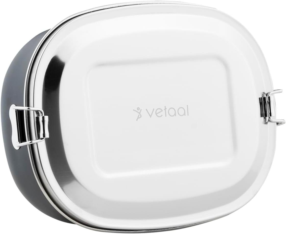 Behålla Stainless Steel Lunch Box | Lunch Box | BPA Free | Tasteless (Black) – Bild 2