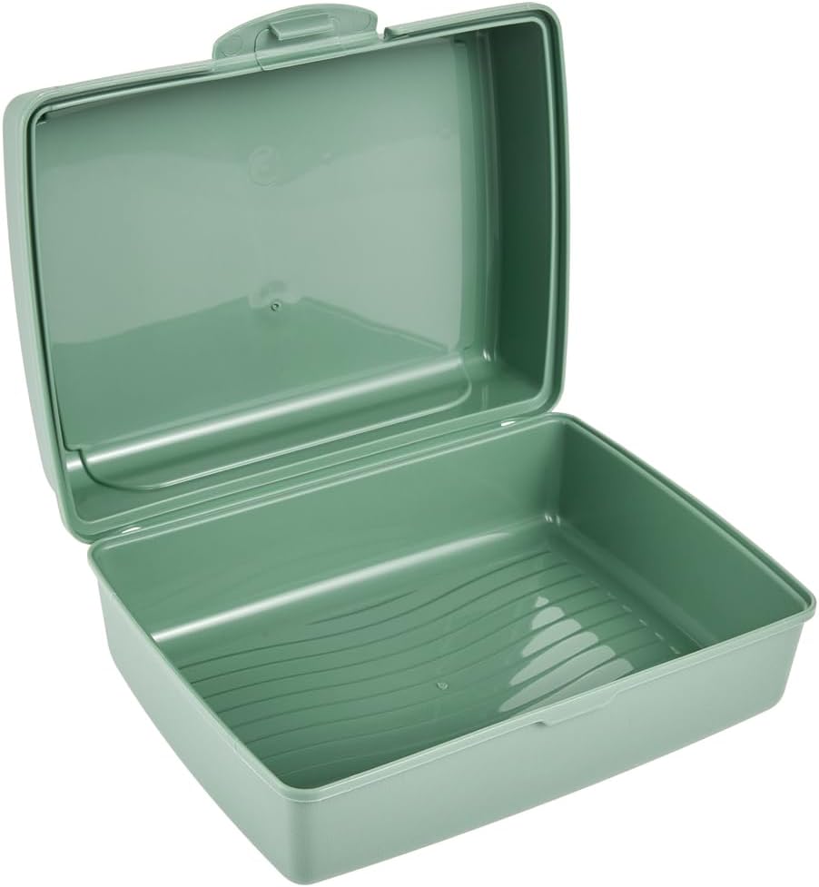 keeeper 1 Litre Handy Lunch Box 17 x 13 x 7 cm Sandwich Carla Midi Nordic Green – Bild 4