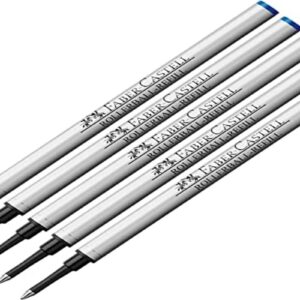 Faber-Castell 148712 Basic Refill Rollerball Pen – Blue (Pack of 5)