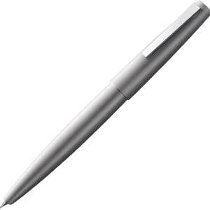 Lamy 2000 Mechanical Pencil 102 – Pencil with a Silver Stainless Steel Casing and Eraser Tip