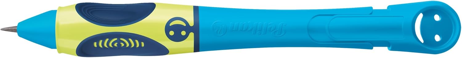 Pelikan Griffix Left-Handed Printing Pencil with HB Lead, Neon Fresh Blue, Pack of 1 – Bild 3