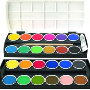 Pelikan Kreuzer 721340 Paint Box with 24 Colours and Opaque White