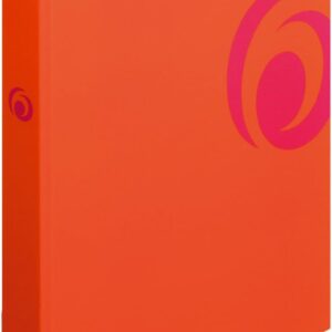 Herlitz max. file Fresh Ring Binder A4 2 Ring Binder – Combination 25 mm – Pack of 1, Blue orange