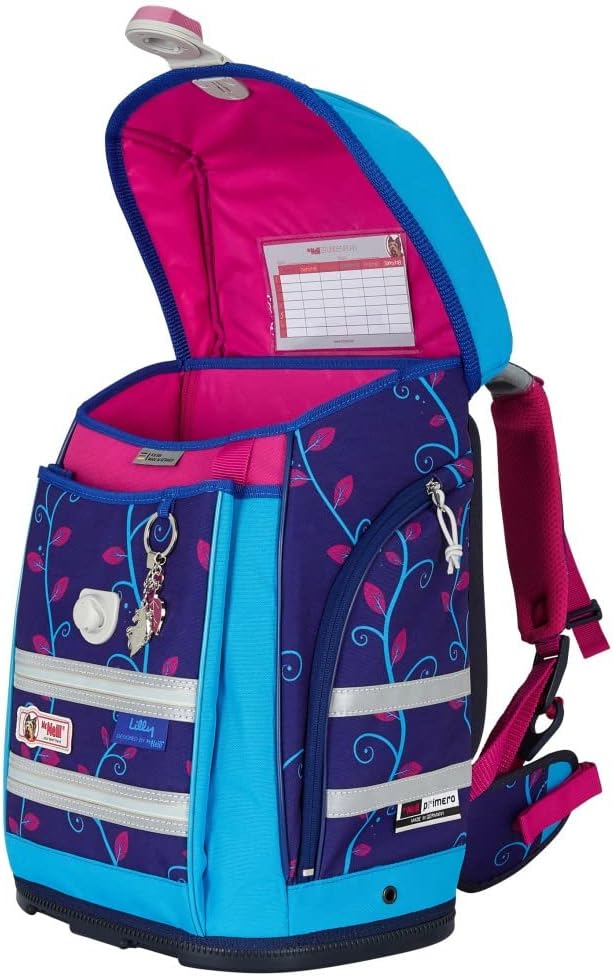 Generisch Lilly Cat McNeill Ergo Primero McLight LED School Bag Set 7 Pieces with School Bag and Sports Bag, blue/purple – Bild 4