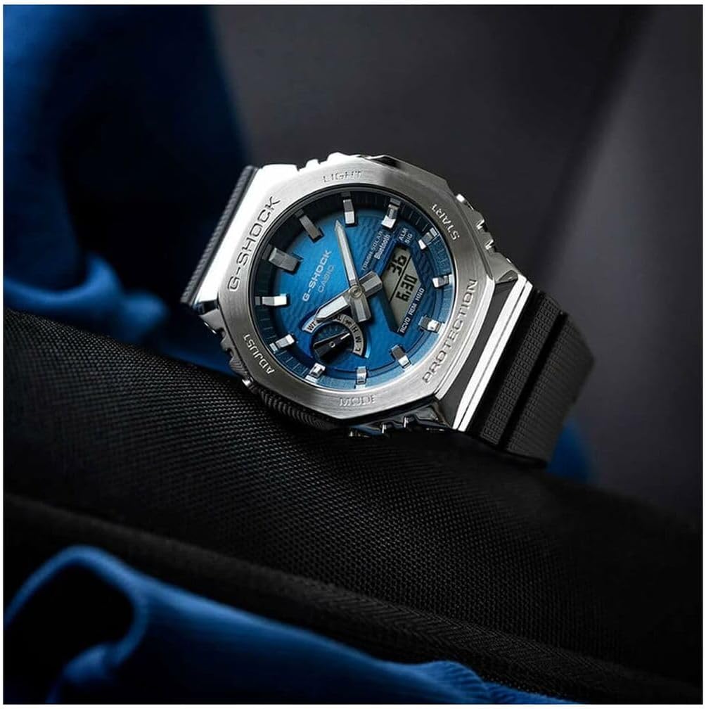Casio G-Shock GBM-2100A-2BER Men's Watch Solar Bluetooth Blue – Bild 4