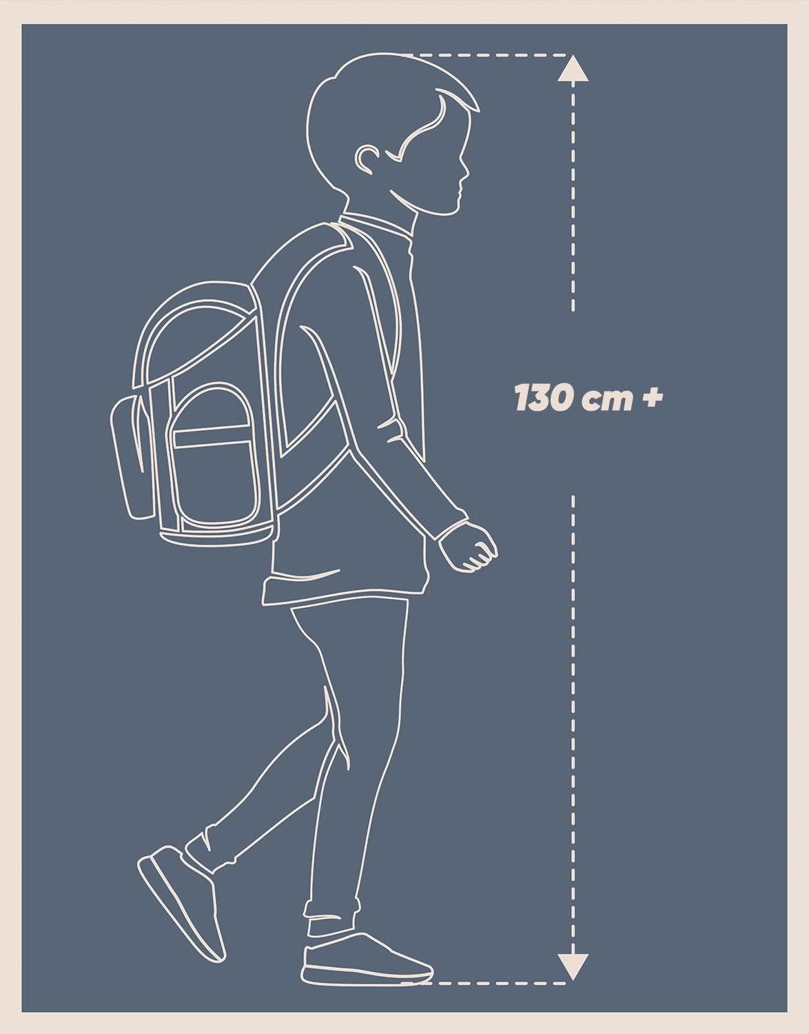Baagl School Backpack Set, School Bag for Primary School, Primary School Satchel with Chest Strap, Ergonomic School Bag 3 Pieces, School bag set – Bild 6