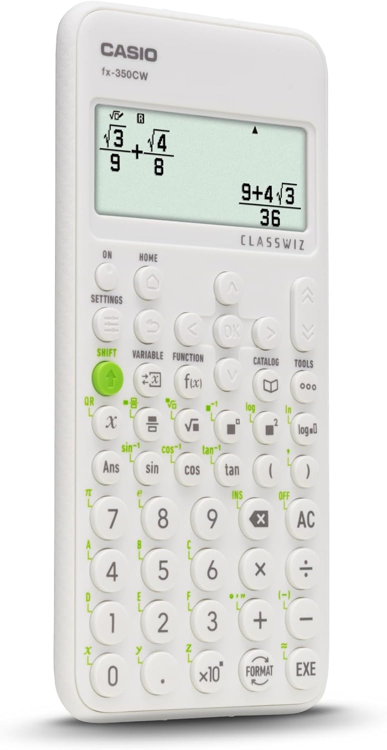 Casio FX-350CW Scientific Calculator with Over 290 Functions and Natural HD Display with 4 Grey Levels – Bild 3
