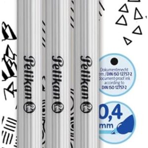 Pelikan 940601 Fineliner 96 Pens Set of 3 in Blister Packaging Black