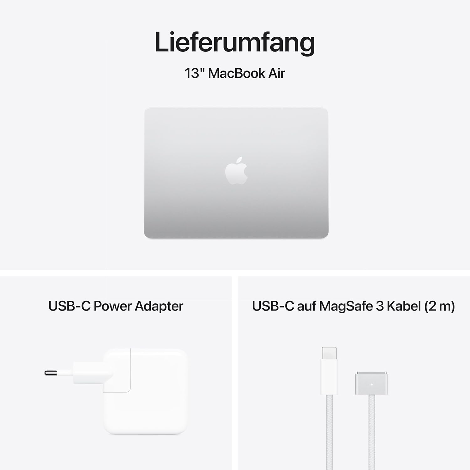 Apple MacBook Air (13 inch, Apple M4 Chip with 10-Core CPU and 8-Core GPU, 16GB Shared Memory, 256GB) - Silver – Bild 6