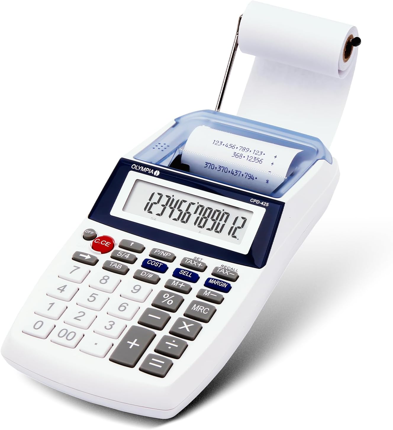 Olympia CPD 425 Mini Printer, Battery, Tilted Display, Printing Functionality