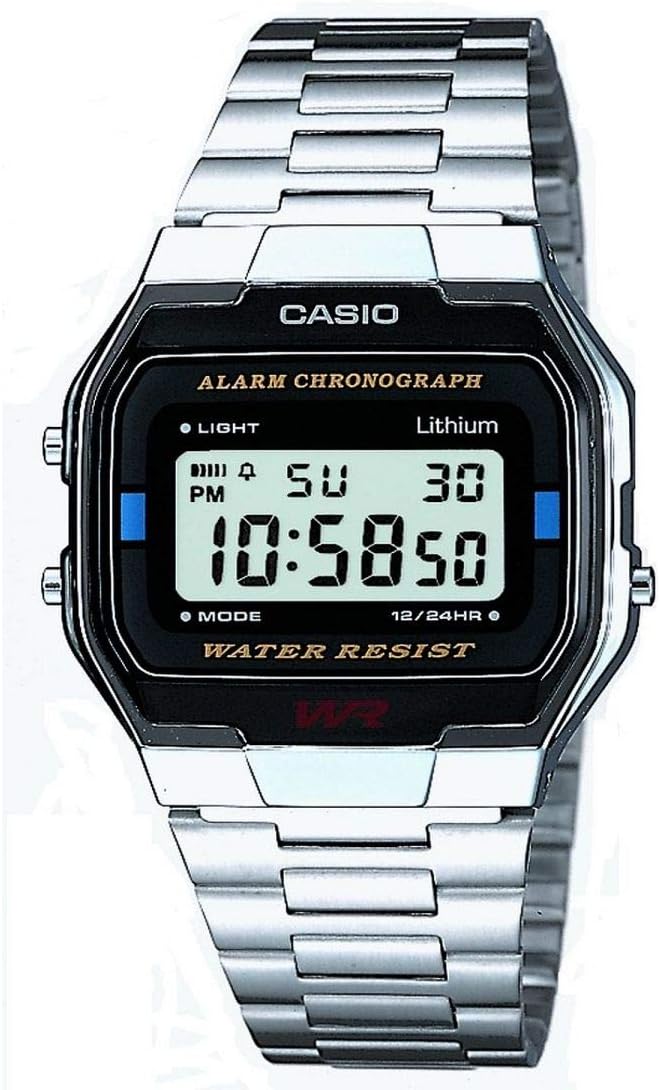 Casio Retro horloge A163WA-1QES
