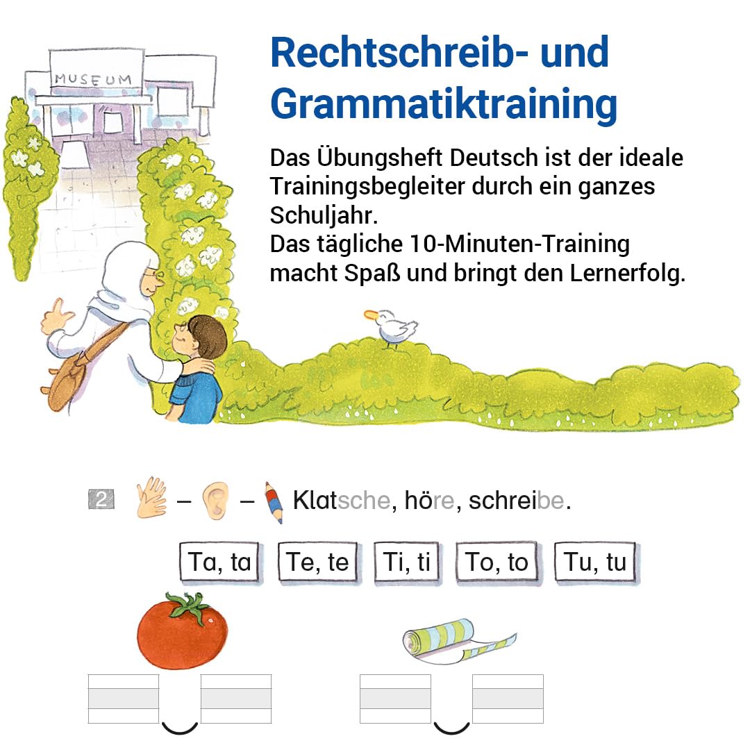 Das Übungsheft Deutsch / Das Übungsheft Deutsch 1: Erstes Lese- und Schreibtraining, Klasse 1: Rechtschreib- und Grammatiktraining für Klasse 1 bis 4 / Erstes Lese- und Schreibtraining – Bild 3
