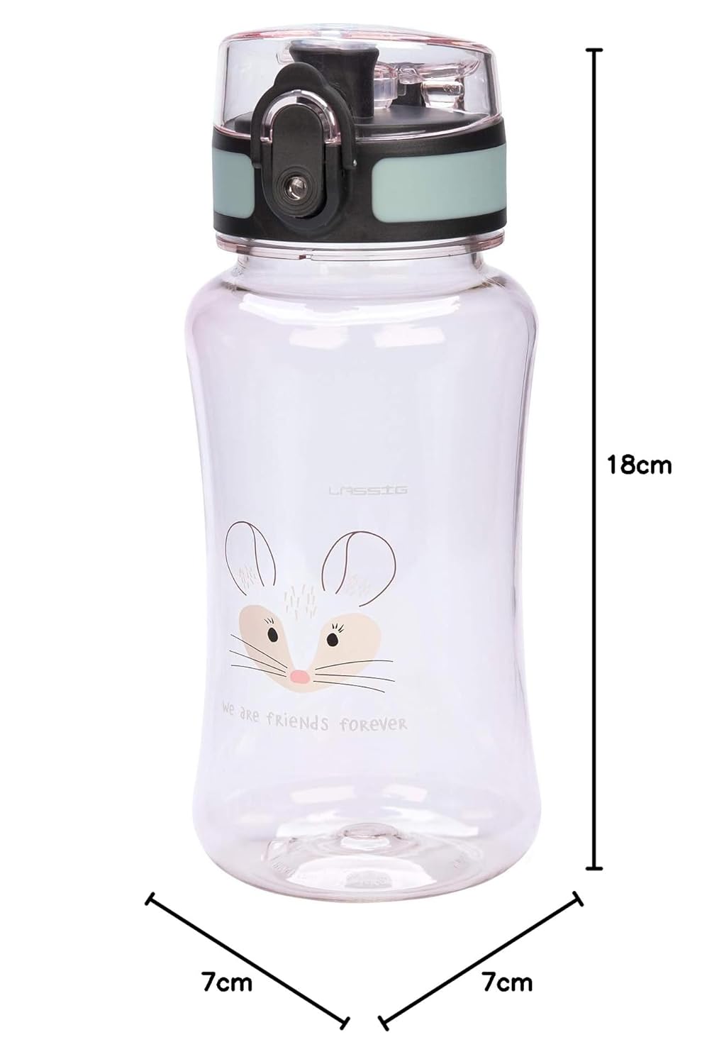 LÄSSIG About Friends Chinchilla Lunch Box and Drinking Bottle Set – Lunch Set with Lunch Box and Drinking Bottle (460 ml) – Bild 7