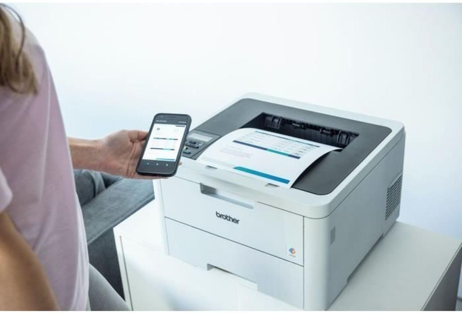 Brother HL-L3220CWE Eco Pro - Compact Colour LED Printer with Wi-Fi – Bild 5