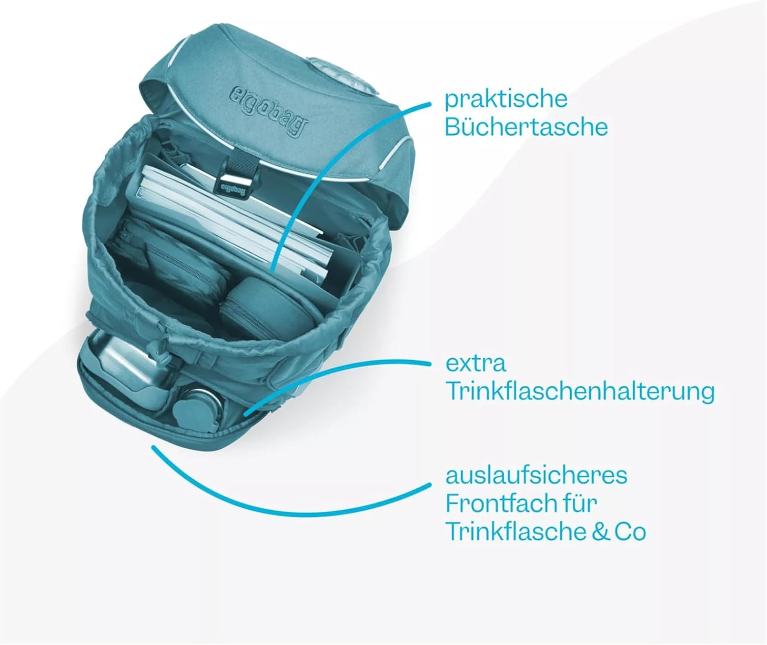 ergobag Unisex Children's Pack School Backpack Set Backpack – Bild 3