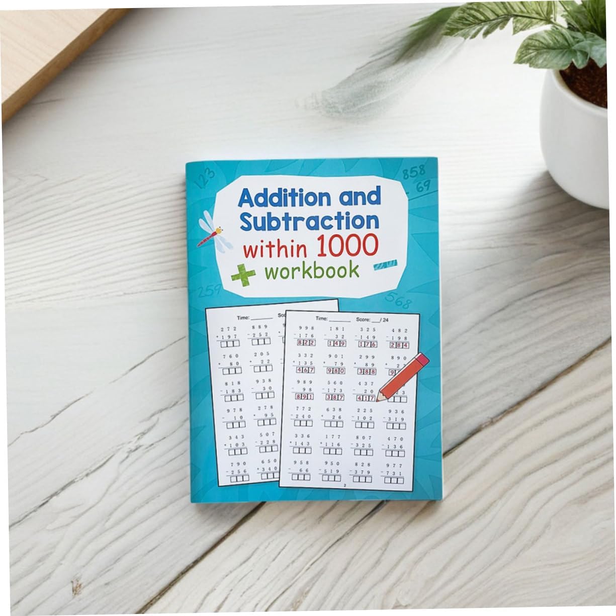 Pack of 3 Mathematics Exercise Books for Primary School Students Parts for Multiplication and Division Varied Tasks Child-friendly Design for Effective Learning – Bild 6