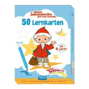Trötsch Unser Sandmännchen Lernkarten Schreib und wisch weg mit Stift: Übungsheft Lernheft Vorschule Grundschule (Schreib und wisch weg / Lernkarten)
