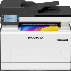 PANTUM CM2100ADW Colour Laser Printer Multifunctional Printer Scanner Copier 3-in-1 with ADF, WLAN, Ethernet, USB, Automatic Duplex Printing, 20ppm (Upgrade Version)
