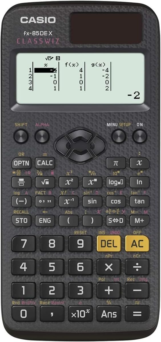 Casio FX-85DE X ClassWiz Technical Scientific Calculator + WYNGS Protective Case by Calcuso – Bild 2