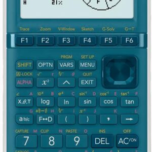Casio FX-7400GIII Graphing Calculator Cyan Display (digits): 21 Battery operated (W x H x D) 87.5 x 21.3