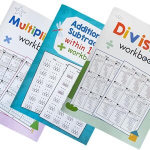 3 Stücke Mathe-lernheft Mit Multiplikations- Und Divisionsübungen Für Jungen Und Mädchen Lernblätter Mit Progressivem Schwierigkeitsgrad Für Zuhause, Klassenzimmer Oder Unterwegs